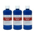 Handy Art&reg; Acrylic Paint 16 oz, Ultra Blue, Pack of 3 RPC101065-3
