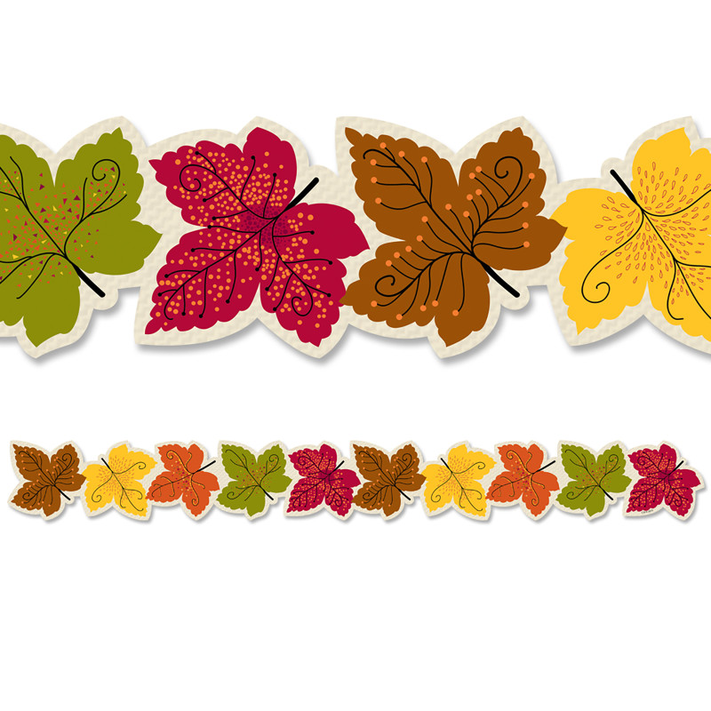 Maple Leaves EZ Border, 48 Feet
