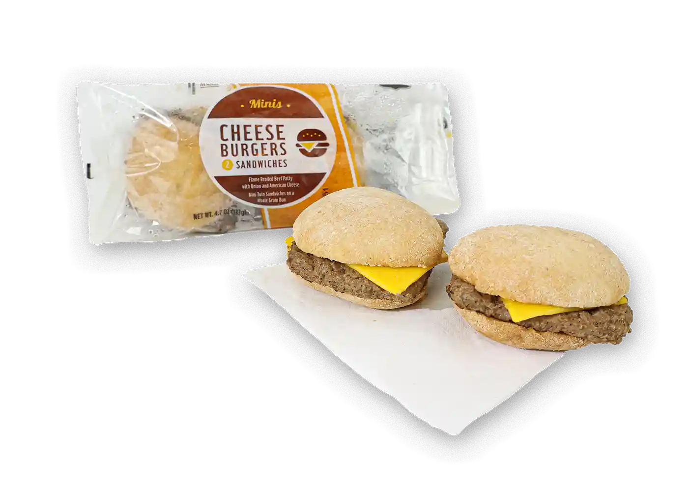 Pierre™ Individually Wrapped Mini Twin Cheeseburgers, 96/4.70 oz._image_01