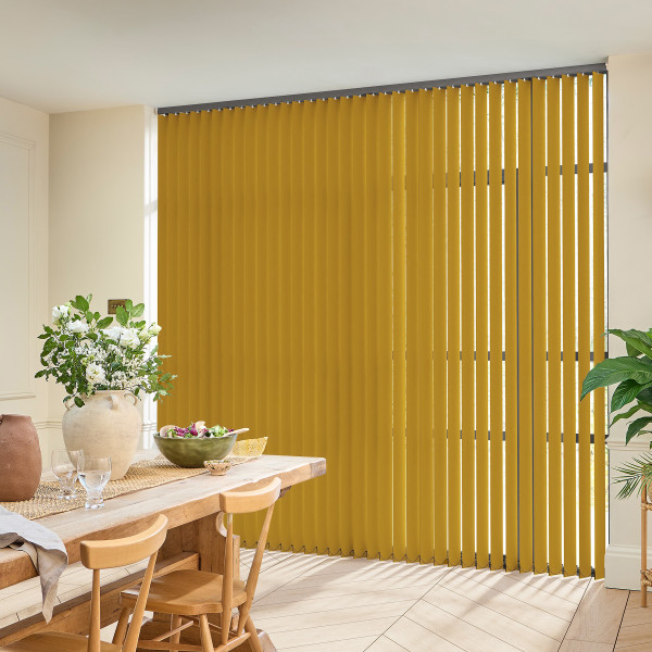 Zelda Mustard Vertical blind