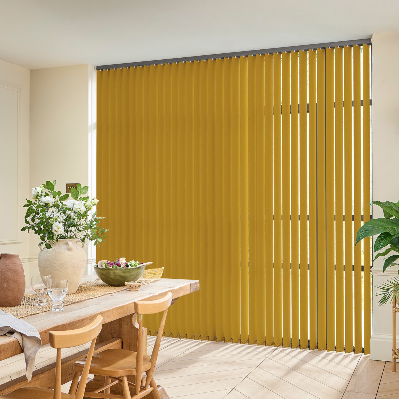 Zelda Mustard Vertical blind