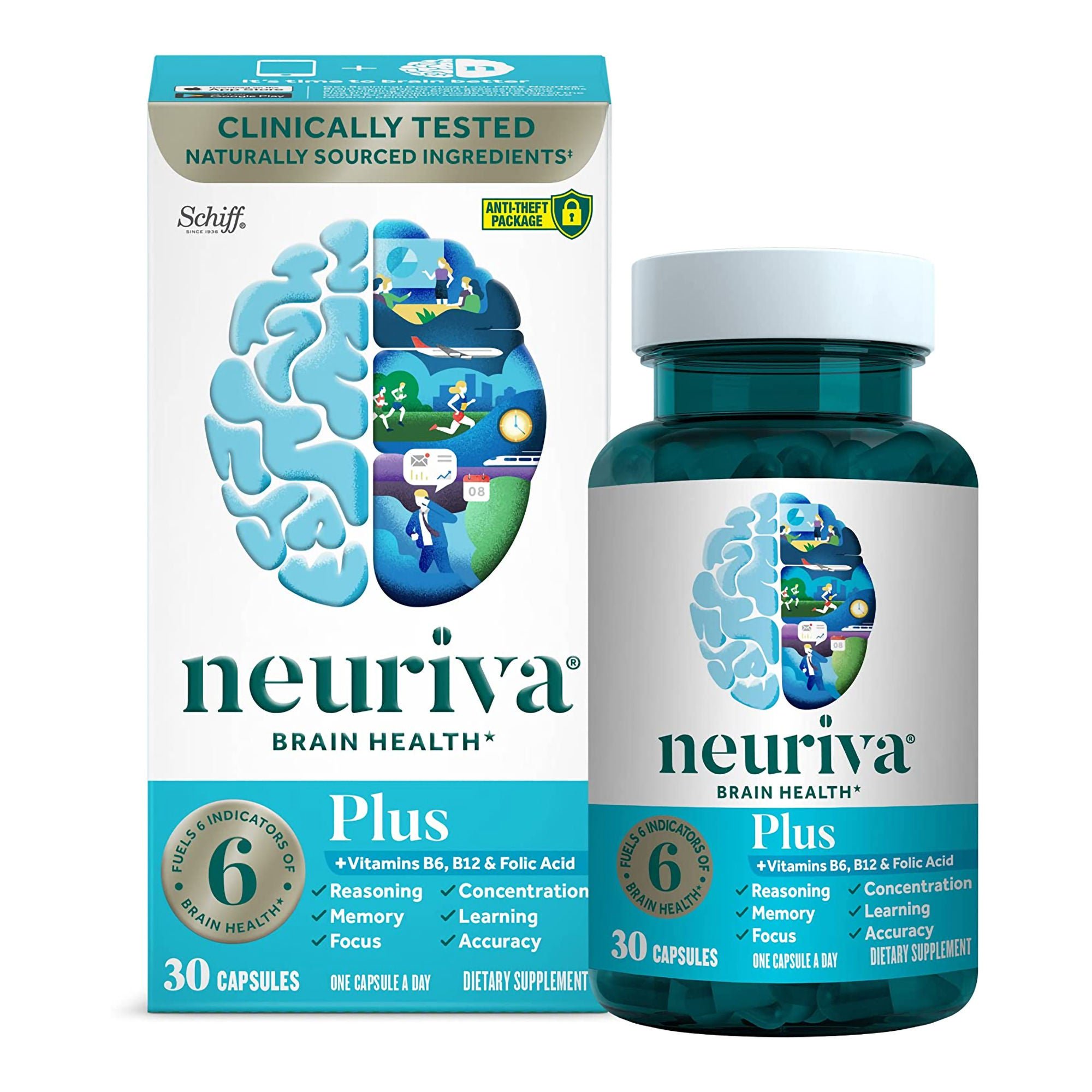 RB Health US LLC NEURIVA, CAP BRAIN PERFORMANCEPLUS (30/BT)