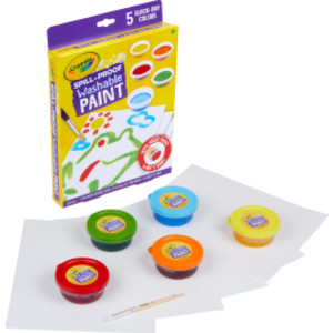Kit de pintura lavable a prueba de derrames