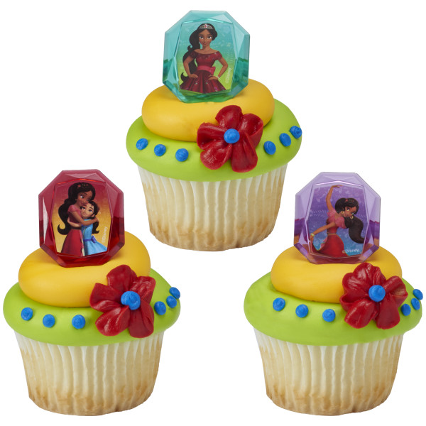 Elena of Avalor Noble Heart Cupcake Rings