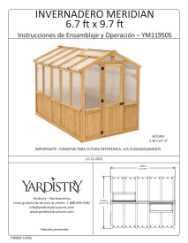 YM11950S - 6.7 x 9.7 Meridian Greenhouse - Spanish - December 13 2022.pdf