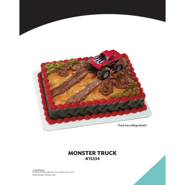Monster Truck The Magic of Cakes® Icing Only Page