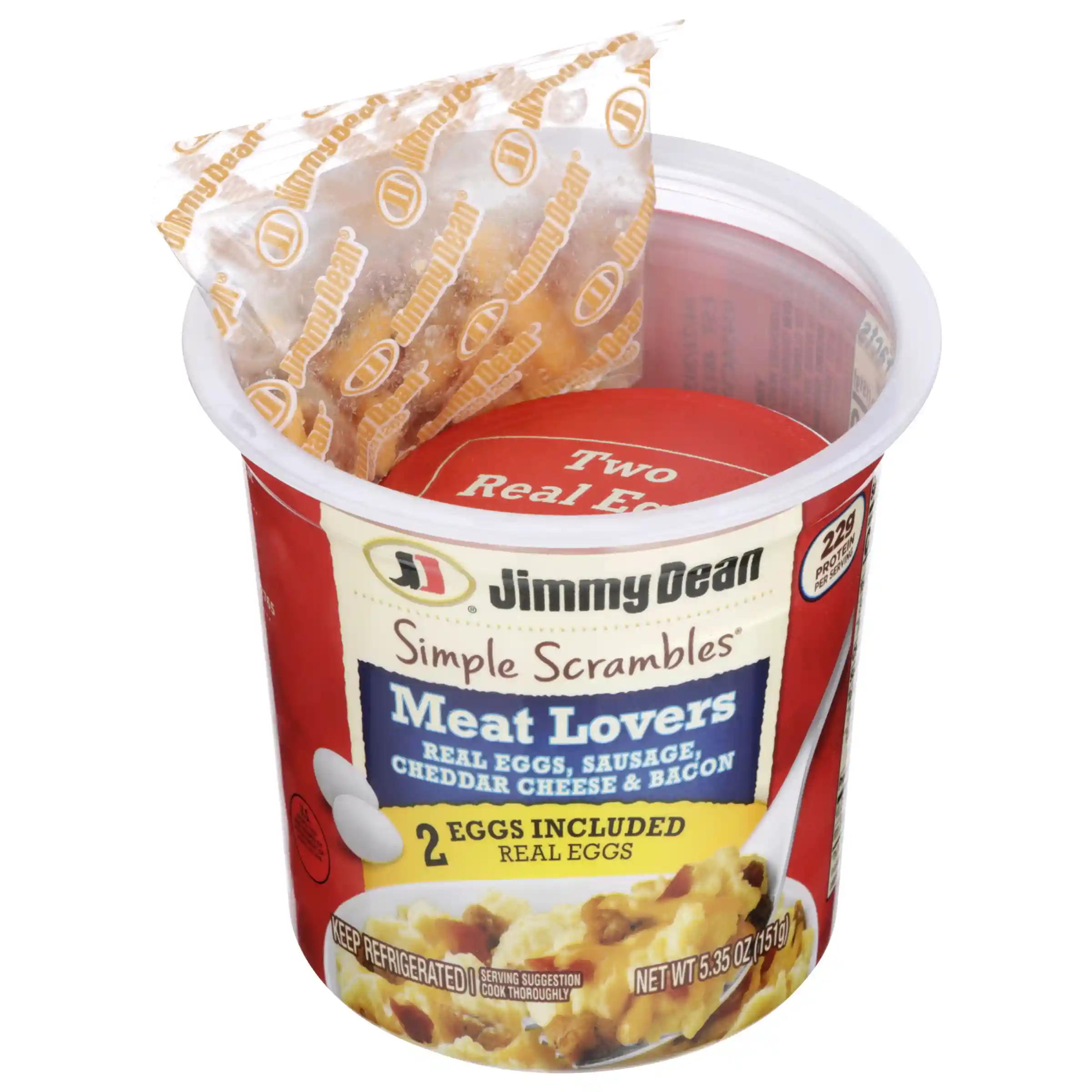 Jimmy Dean Simple Scrambles Meat Lovers, 5.35 oz. _image_1