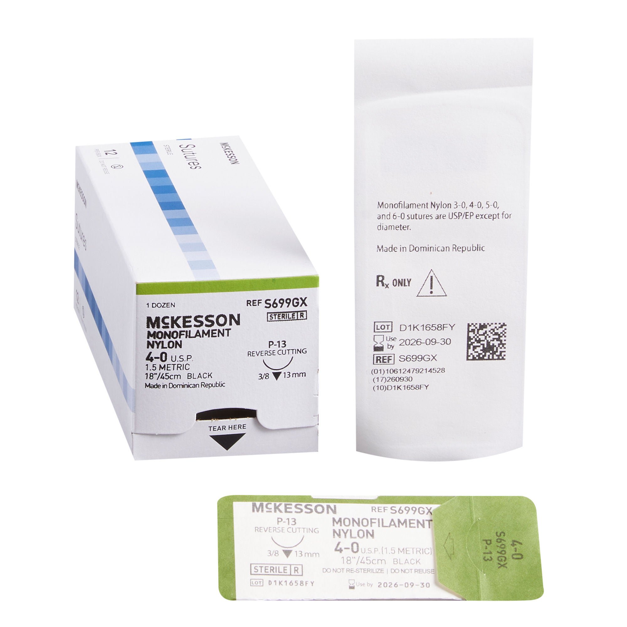 McKesson Suture with P-13 Needle