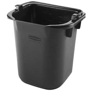 Rubbermaid Commercial, Executive, 5qt, Pail, Black