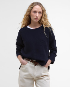 Pullover Marine Rundhalsausschnitt 