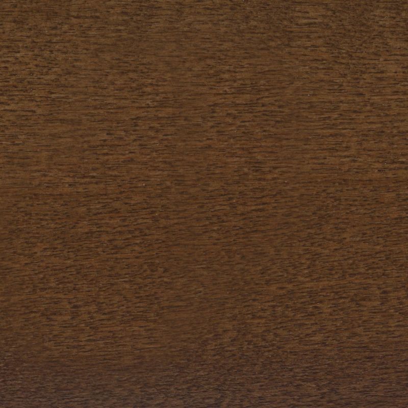 Dark brown stained wooden panel with fine horizontal grain and subtle texture, occupying the whole frame; evenly lit close-up, smooth matte sheen, no other objects or background visible.
