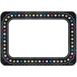 Chalkboard Brights Name Tags
