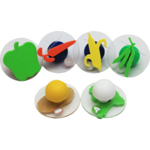 Stampers Gigantes - Verduras - Set de 6