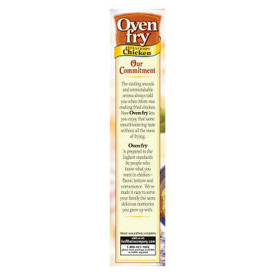 Oven Fry Extra Crispy Seasoned Coating Mix for Chicken, 4.2 oz Box