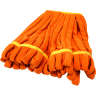 Hillyard, Trident, Microfiber Looped-End Wet Mop Head with 5" Headband, Small, Orange