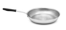 14-inch Wear-Ever® rivetless fry pan with natural finish and silicone handle