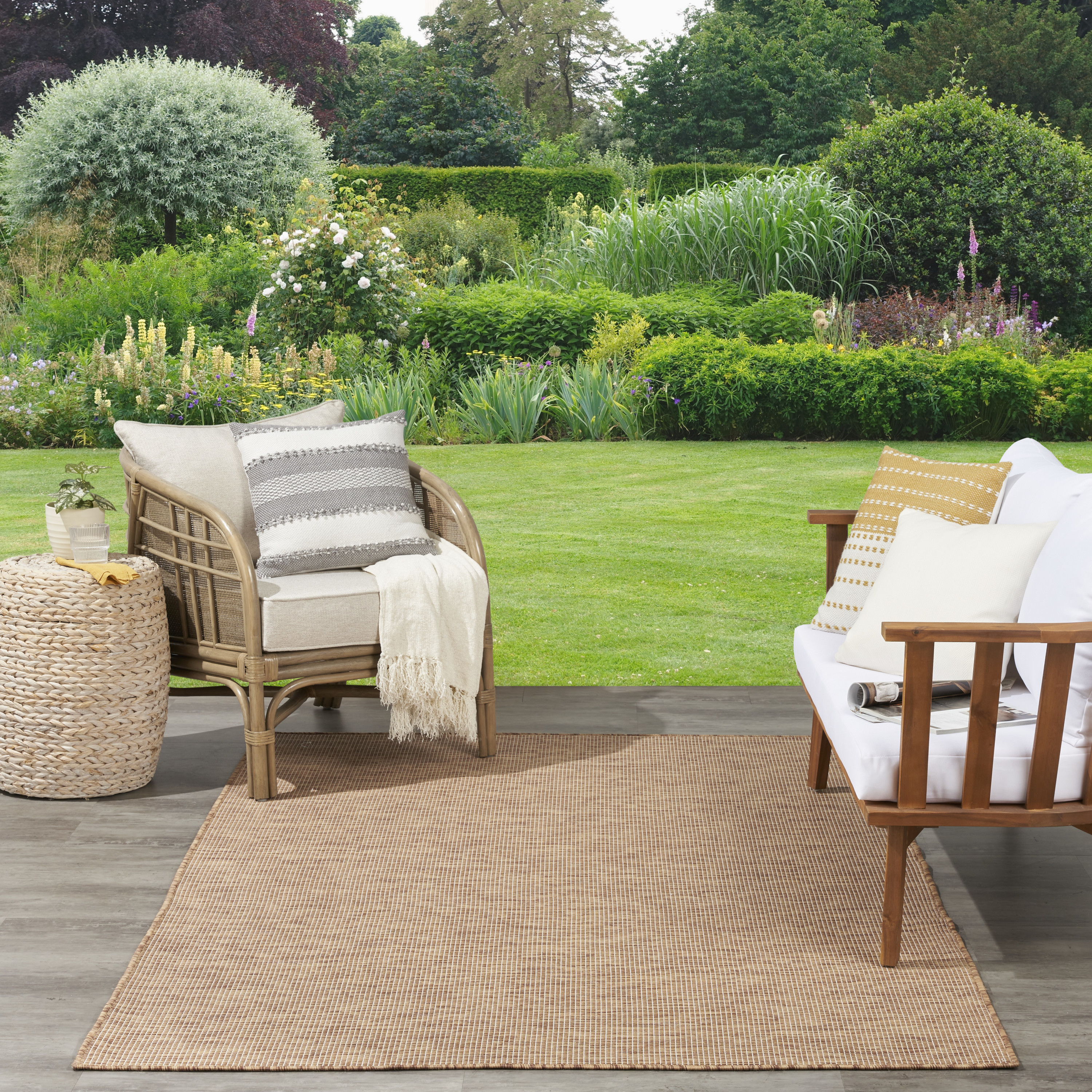 Nourison Positano 8' x 10' Jute Modern Rug
