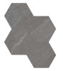Drammen Dark Gray 6″ Hex Mosaic