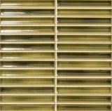 Yuki Border Moss Green 1/2×6 Mosaic