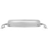 10-inch Miramar® display cookware oval 18-8 grade stainless steel au gratin pan in mirror finish