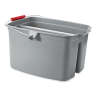 Rubbermaid Commercial, 17qt, Pail, Gray