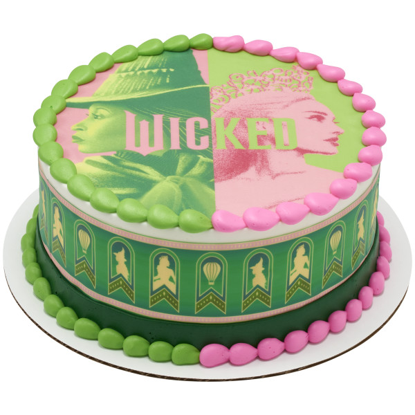 Wicked Glinda and Elphaba PhotoCake® Edible Image®