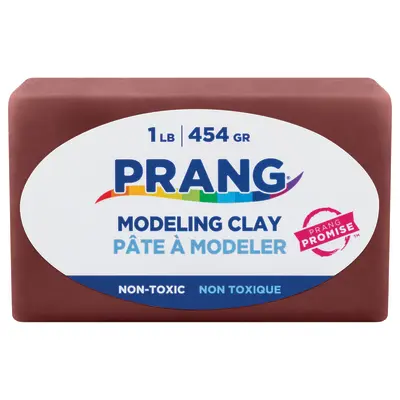 Prang Modeling Clay, Brown, 1 Lb.