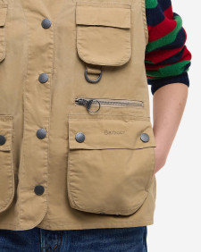 Barbour The Edit by Alexa Rebecca Gilet Beige/Dress Gordon