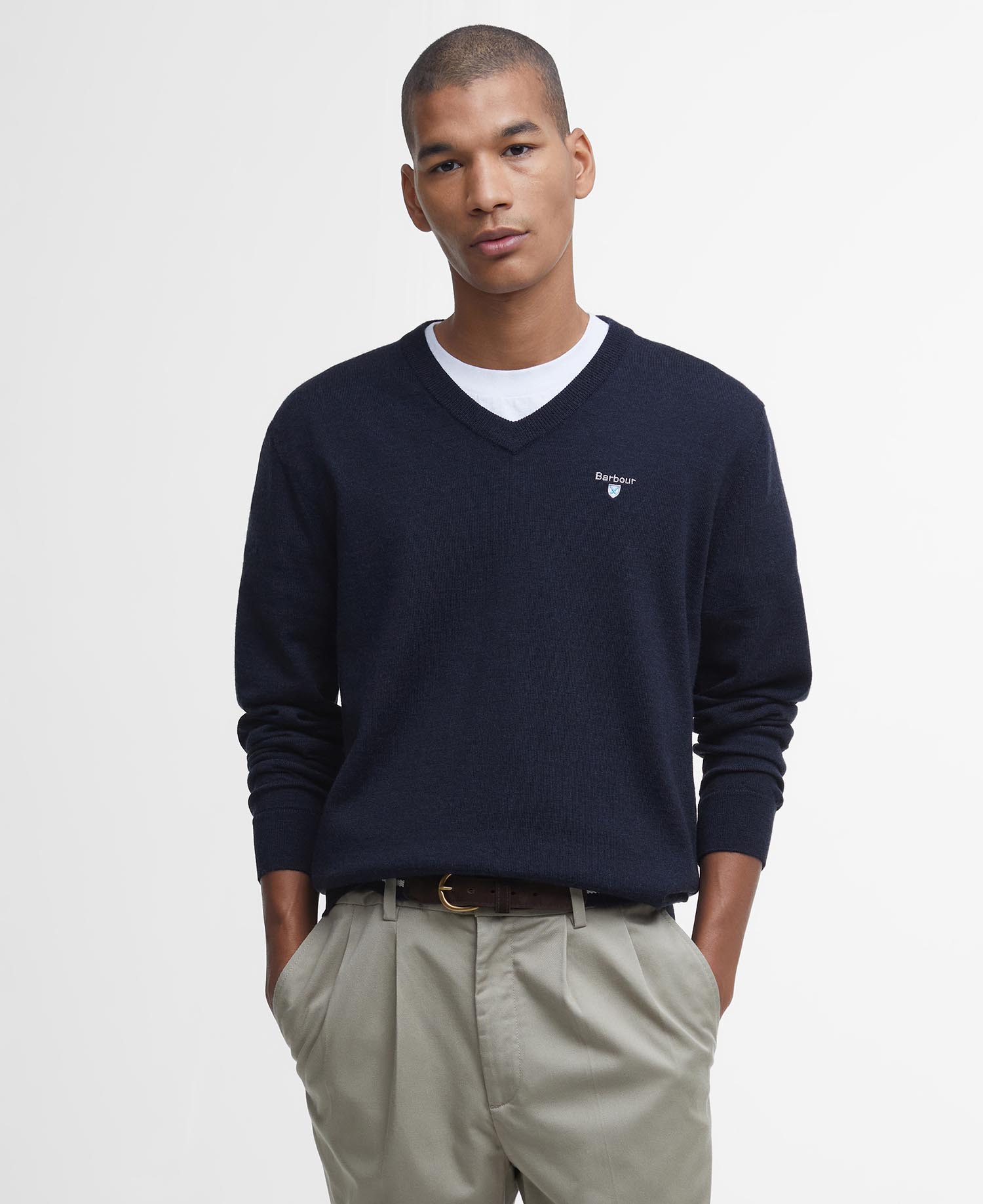 Merino V-Neck Jumper image number 0