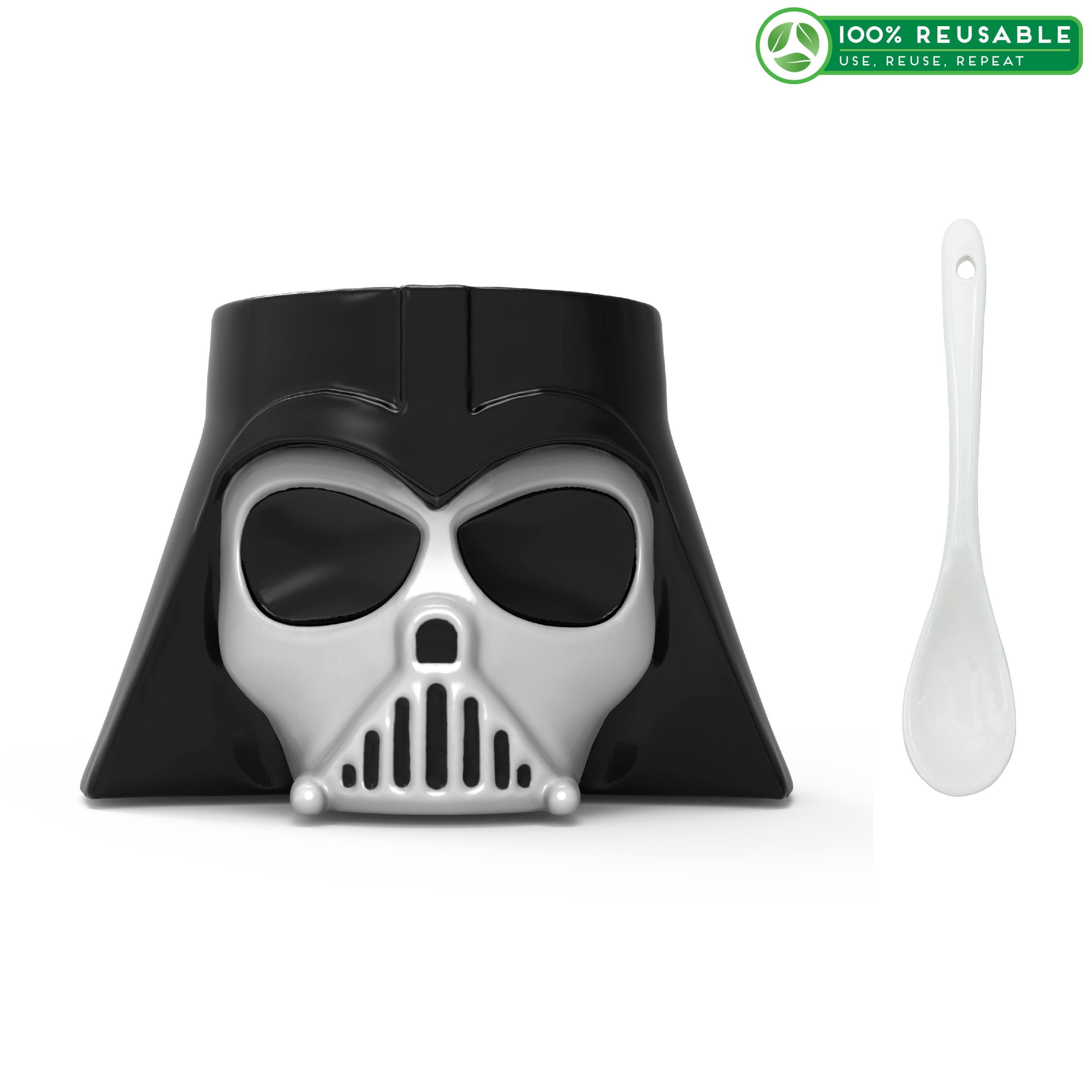 Star Wars 20 ounce Coffee Mug and Spoon, Darth Vader slideshow image 1 Star Wars 20 ounce Coffee Mug and Spoon, Darth Vader slideshow image 1