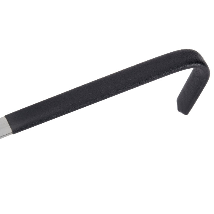 1-ounce heavy-duty stainless steel ladle with black Kool-Touch® handle
