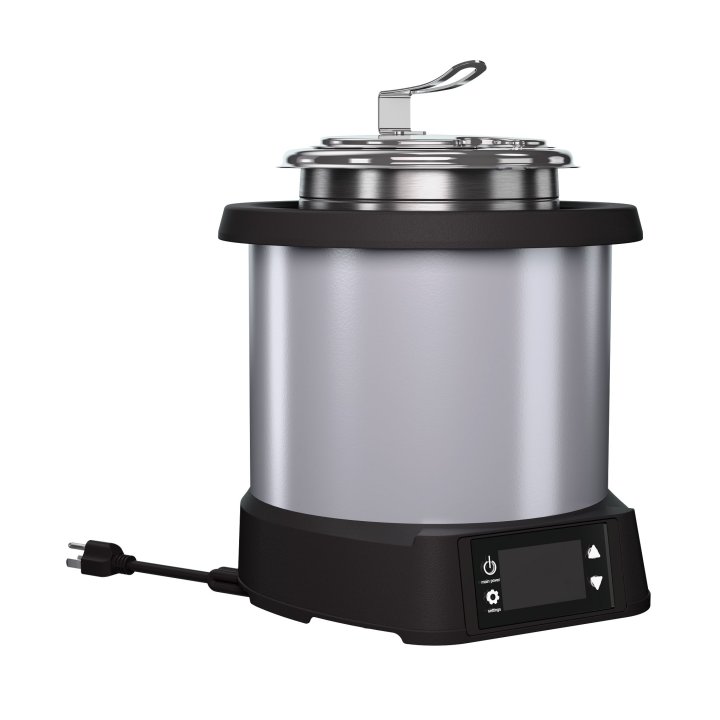4-quart 120-volt countertop induction rethermalizer in natural finish