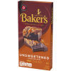 Baker's Unsweetened Chocolate Premium Baking Bar 100% Cacao, 4 oz Box