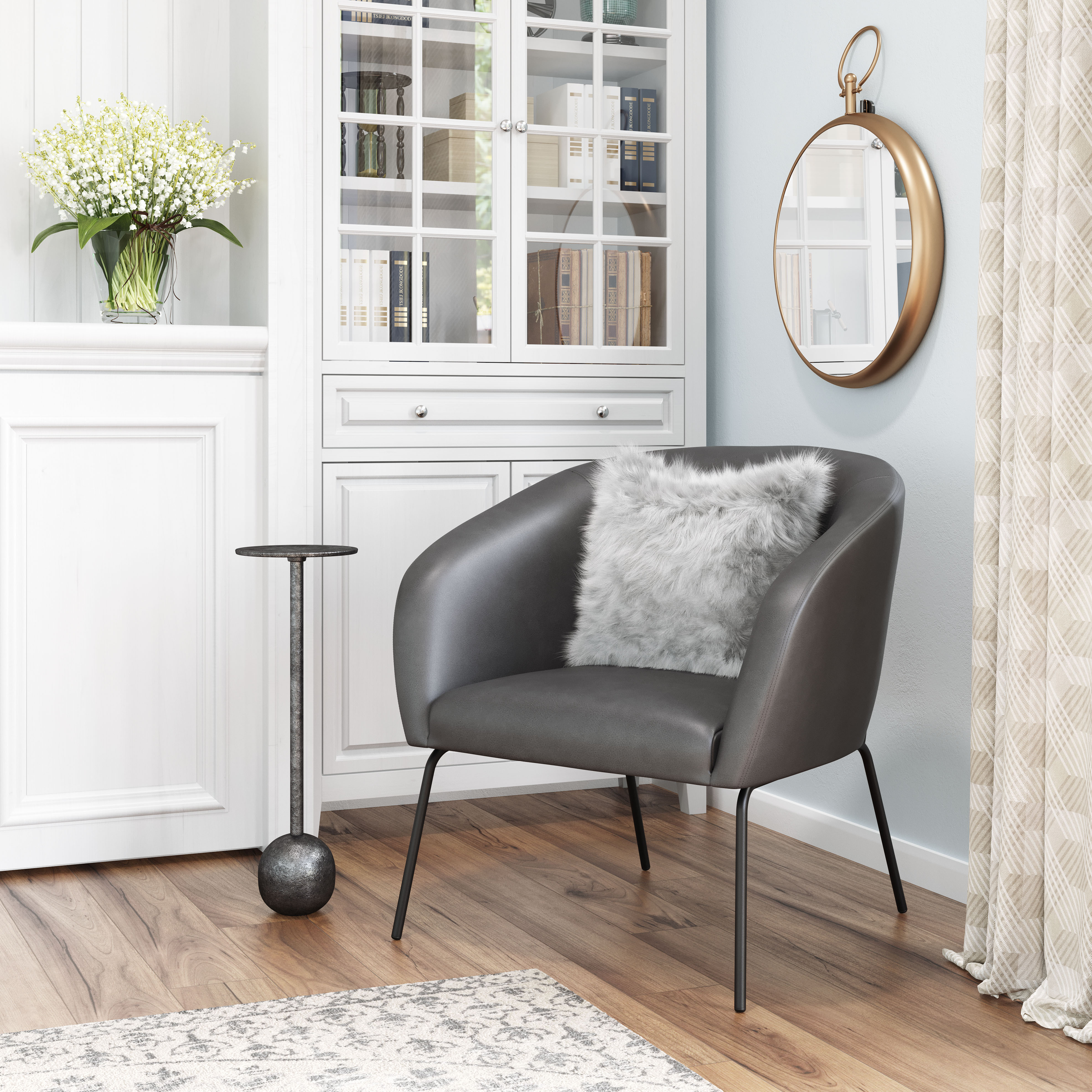 Quinten Accent Chair Vintage Gray product image