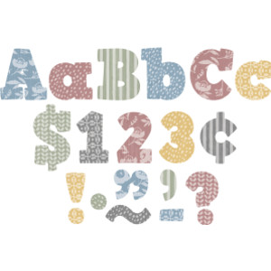 Classroom Cottage 4" Bold Block Letters Combo Pack, 230 Pieces