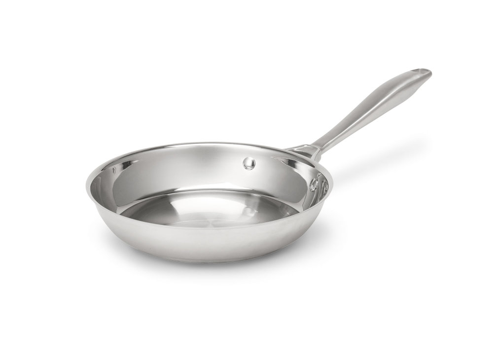 9 3/8-inch Intrigue® stainless steel fry pan with natural finish
