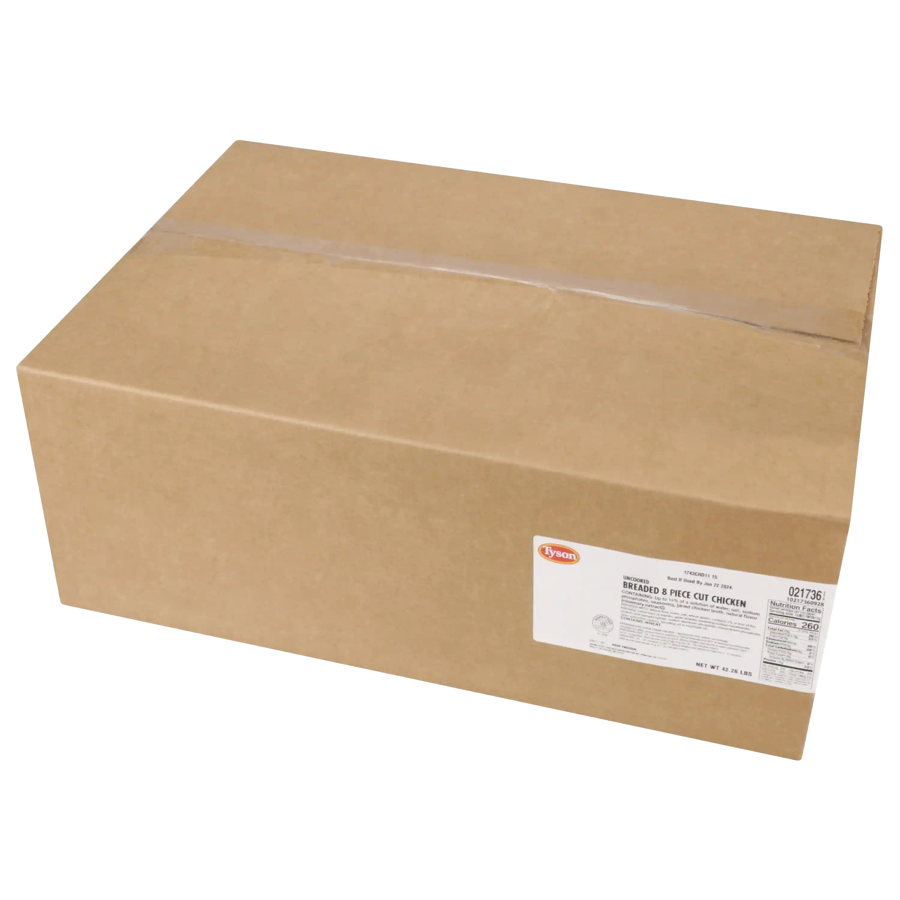 Tyson® Uncooked Breaded 8 Piece Cut Chicken_image_5