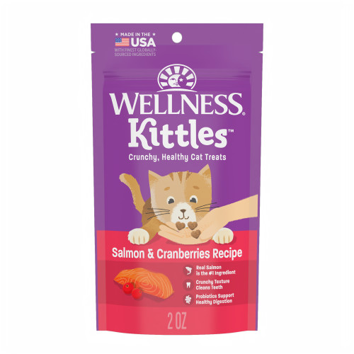 Wellness Kittles Salmon & Cranberry Front packaging