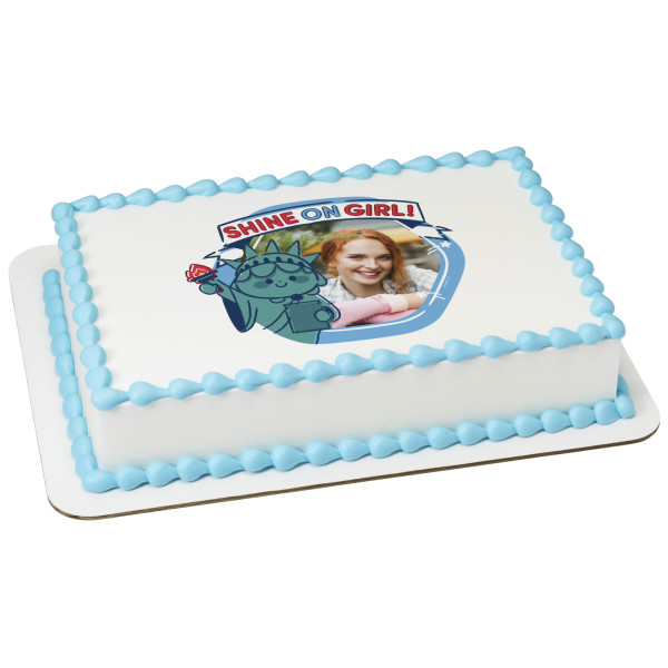 Statue of Liberty PhotoCake® Edible Image® Frame