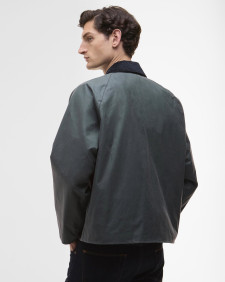 Giacca cerata Transport Paul Smith loves Barbour Dark Slate