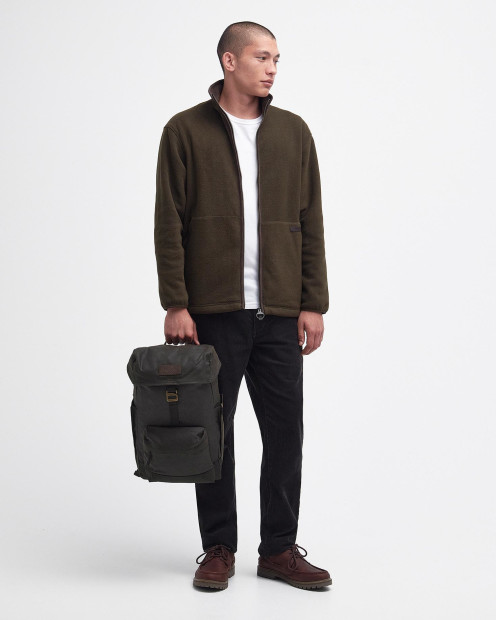Essential Waxed Backpack Olive