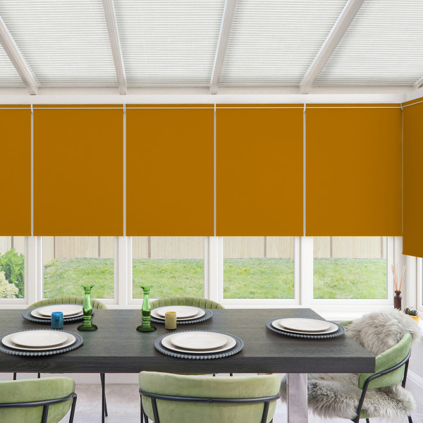 Zelda Mustard Roller Blind