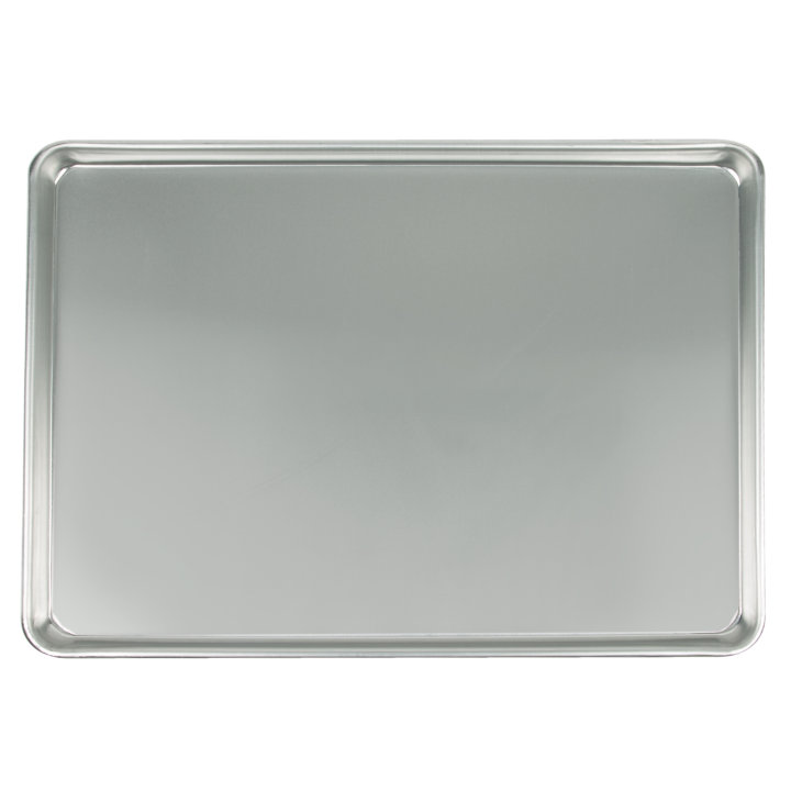 Two-thirds-size Wear-Ever® heavy-duty aluminum sheet pan with natural finish