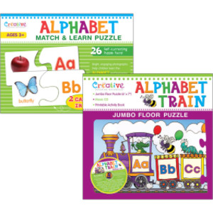 Alphabet Puzzle Bundle, Set of 2