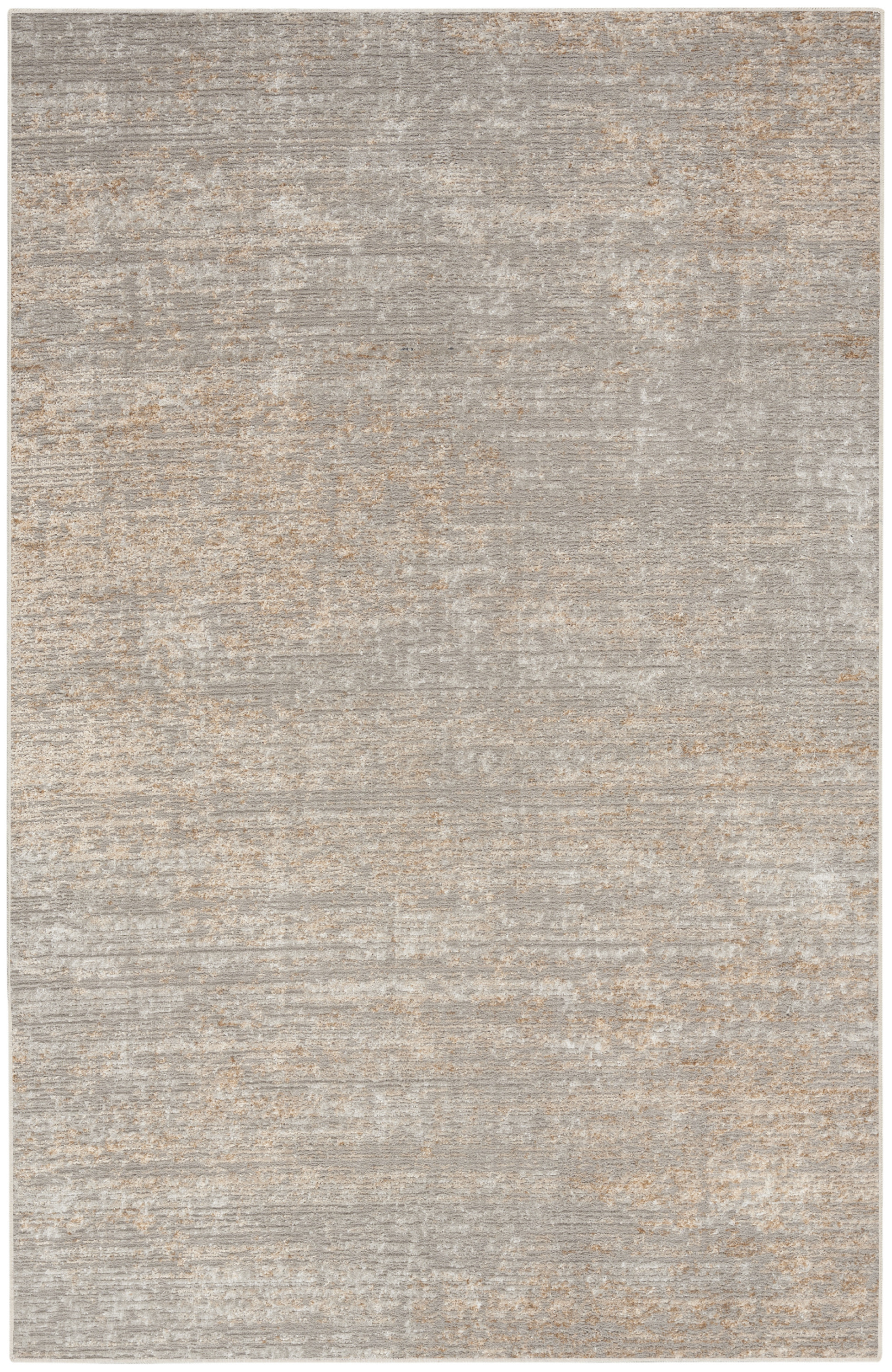 Calvin Klein CK029 Captivating 3'2" x 5' Grey Beige Modern Indoor Rug