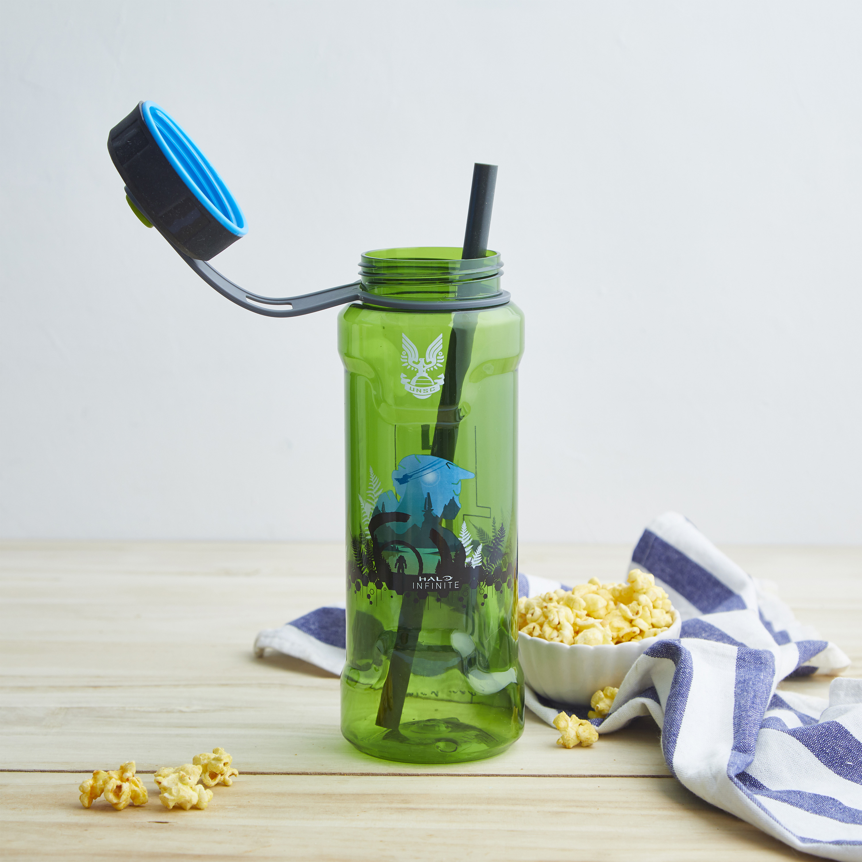Halo 36 ounce Reusable Plastic Water Bottle, United Nations Space Command slideshow image 6 Halo 36 ounce Reusable Plastic Water Bottle, United Nations Space Command slideshow image 6