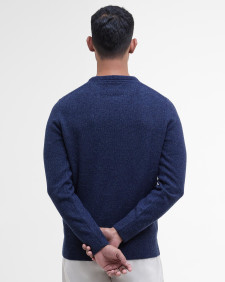Essential Tisbury Crew-Neck Jumper Deep Blue