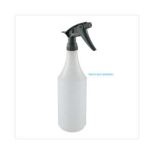 Boardwalk, Chemical-Resistant Trigger Sprayer 320CR, 7.25" Tube, Fits 16 Oz Bottles, Gray