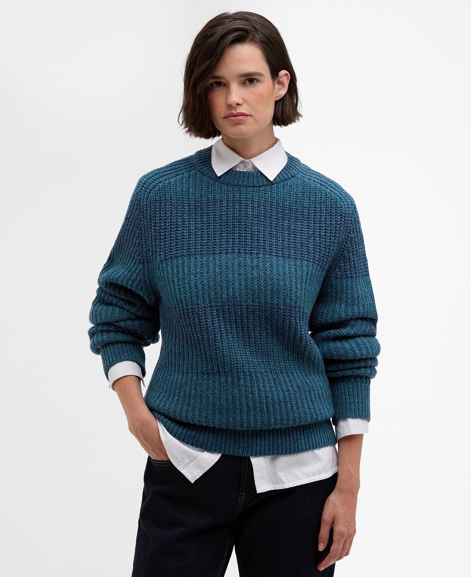 Paul Smith loves Barbour Pullover Saddle Rundhalsausschnitt image number 2