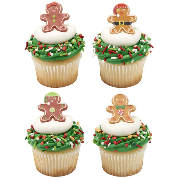 Gingerbread Friends Cupcake Rings